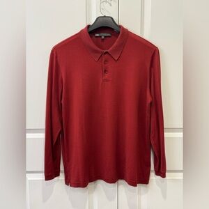 Robert Barakett Polo Shirt Mens XL Long Sleeve Pima Cotton Classic